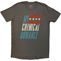 My Chemical Romance- Logo on a charcoal shirt