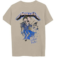 Metallica- And Justice For All on a natural shirt