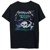 Metallica- Creeping Death on a black shirt