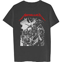Metallica- 4 Horsemen on a black shirt