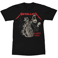 Metallica- And Justice For All on a black shirt