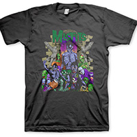 Misfits- Colorized Earth AD on a black shirt