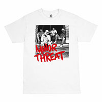 Minor Threat- Band Pic on a white shirt