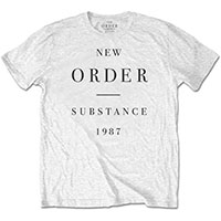 New Order- Substance 1987 on a white shirt