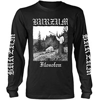 Burzum- Filosofem on a black long sleeve shirt 