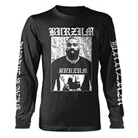Burzum- Black Metal on a black long sleeve shirt 
