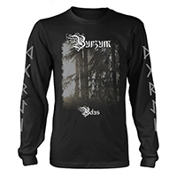 Burzum- Belus With Sleeve Prints on a black long sleeve shirt 