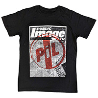 Public Image Limited- Poster on a black shirt