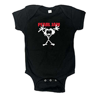 Pearl Jam- Stickman on a black onesie