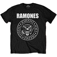 Ramones- Presidential Seal on a black shirt