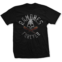 Ramones- Forever on a black shirt