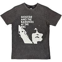 Siouxsie And The Banshees- At The BBC on a charcoal stone wash shirt