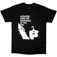 Siouxsie And The Banshees- At The BBC on a black shirt
