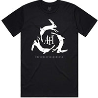 AFI- Rabbits on a black shirt
