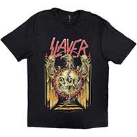 Slayer- Eagle, Skull & Snake on a black shirt