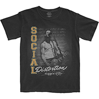 Social Distortion- Mike Live on a black shirt