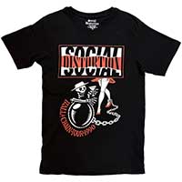 Social Distortion- Ball And Chain Tour 1990 on a black shirt