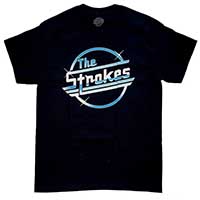 Strokes- Magma Logo on a black shirt