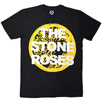 Stone Roses- Lemon Logo on a dark charcoal shirt