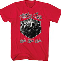 Motley Crue- Girls Girls Girls on a red shirt (Sale price!)
