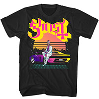 Ghost- 80's Papa on a black shirt