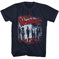Warriors- Can You Dig It? on a navy shirt