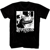 Agression- Frisk on a black shirt