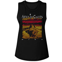 Alice In Chains- Dirt on a black girls tank shirt