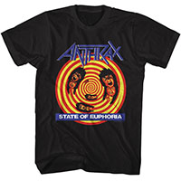 Anthrax- State Of Euphoria on a black shirt