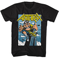 Anthrax- King Not Man on a black shirt
