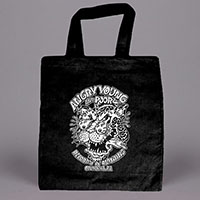 Angry Young And Poor- Punk Leopard Tote Bag