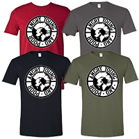 Angry Young And Poor- Classic Mohawk Logo shirt (Various Colors)