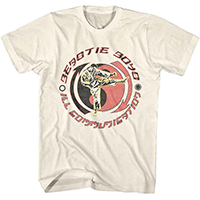 Beastie Boys- Ill Communication (Karate) on a natural shirt