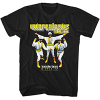 Beastie Boys- Intergalactic on a black shirt