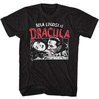 Dracula- Bela Lugosi Is Dracula (Feeding) on a black shirt