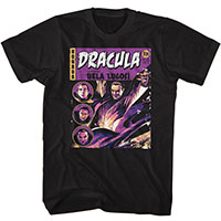 Dracula- Comic Cover on a black shirt