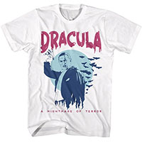 Dracula- A Nightmare Of Terror on a white shirt
