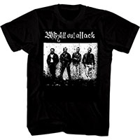 Blitz- All Out Attack on a black shirt