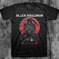 Star Wars/Metal Mashup- Black Squadron Pilot on a black shirt (Black Sabbath) (Sale price!)
