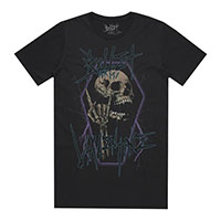 Bullet For My Valentine- Thrash Skull on a black shirt