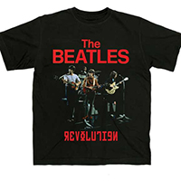 Beatles- Revolution on a black shirt