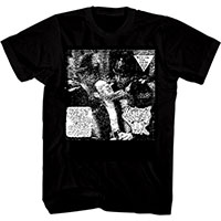 Chaos UK- Short Sharp Shock on a black shirt