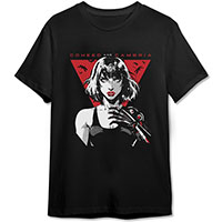 Coheed And Cambria- Android on a black shirt