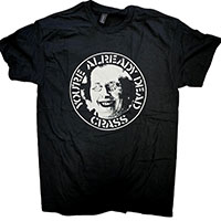Crass- You're Already Dead on a black shirt
