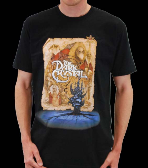 Dark Crystal- Map Poster on a black shirt (Sale price!)