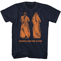 Death Cab For Cutie- Clergy on a navy shirt