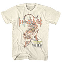 Def Leppard- Japan Tour 1988 on a natural shirt