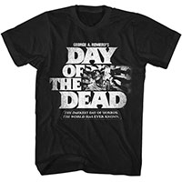 Day Of The Dead- The Darkest Day Of Horror on a black shirt