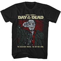 Day Of The Dead- The Dead Have Waited. The Day Has Come. on a black shirt