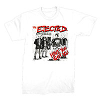 Ejected- Have You Got 10p? on a white shirt